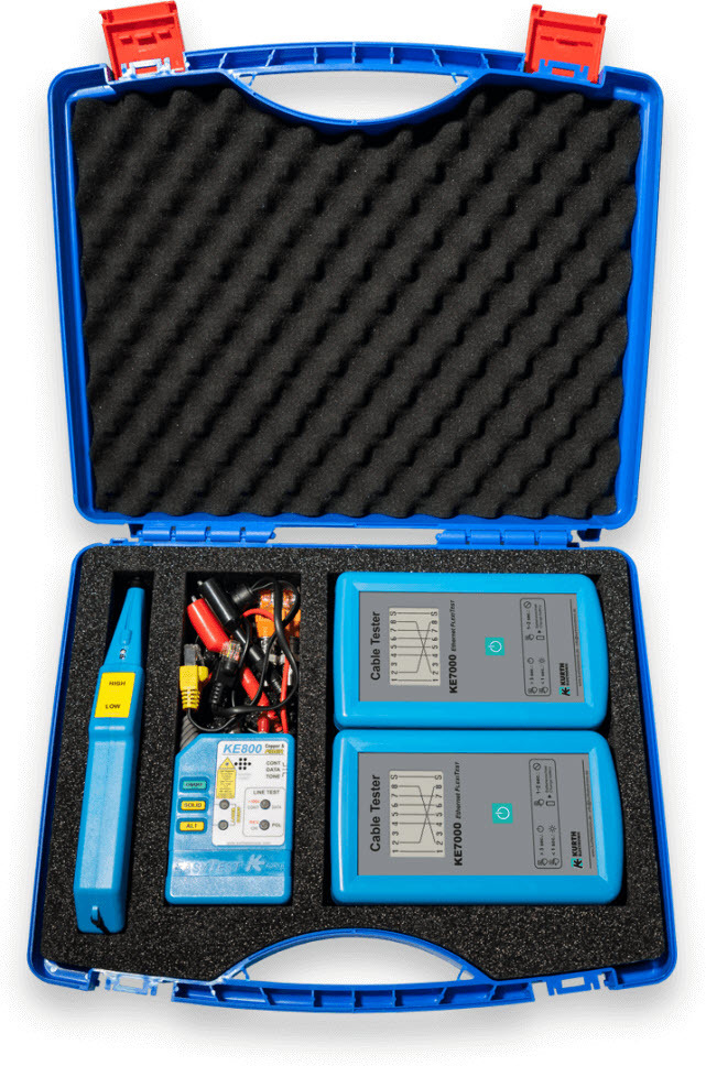 Kurth KE7801 Kabeltester Set und Leitungssucher Set