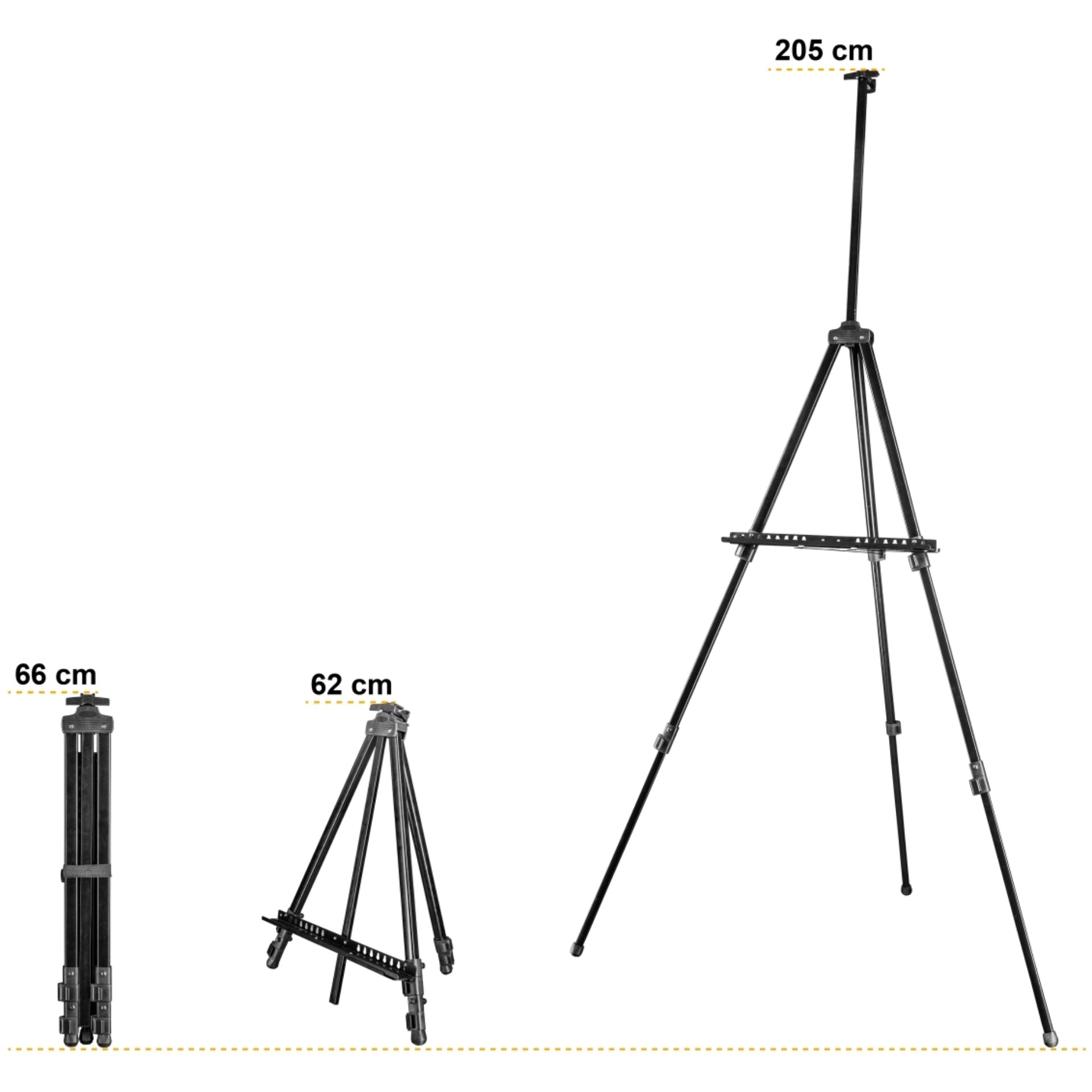 walimex pro Atelierstaffelei Aluminium XXL 205cm