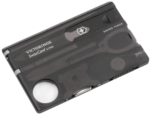 Victorinox SWISSCARD LITE schwarz transparent