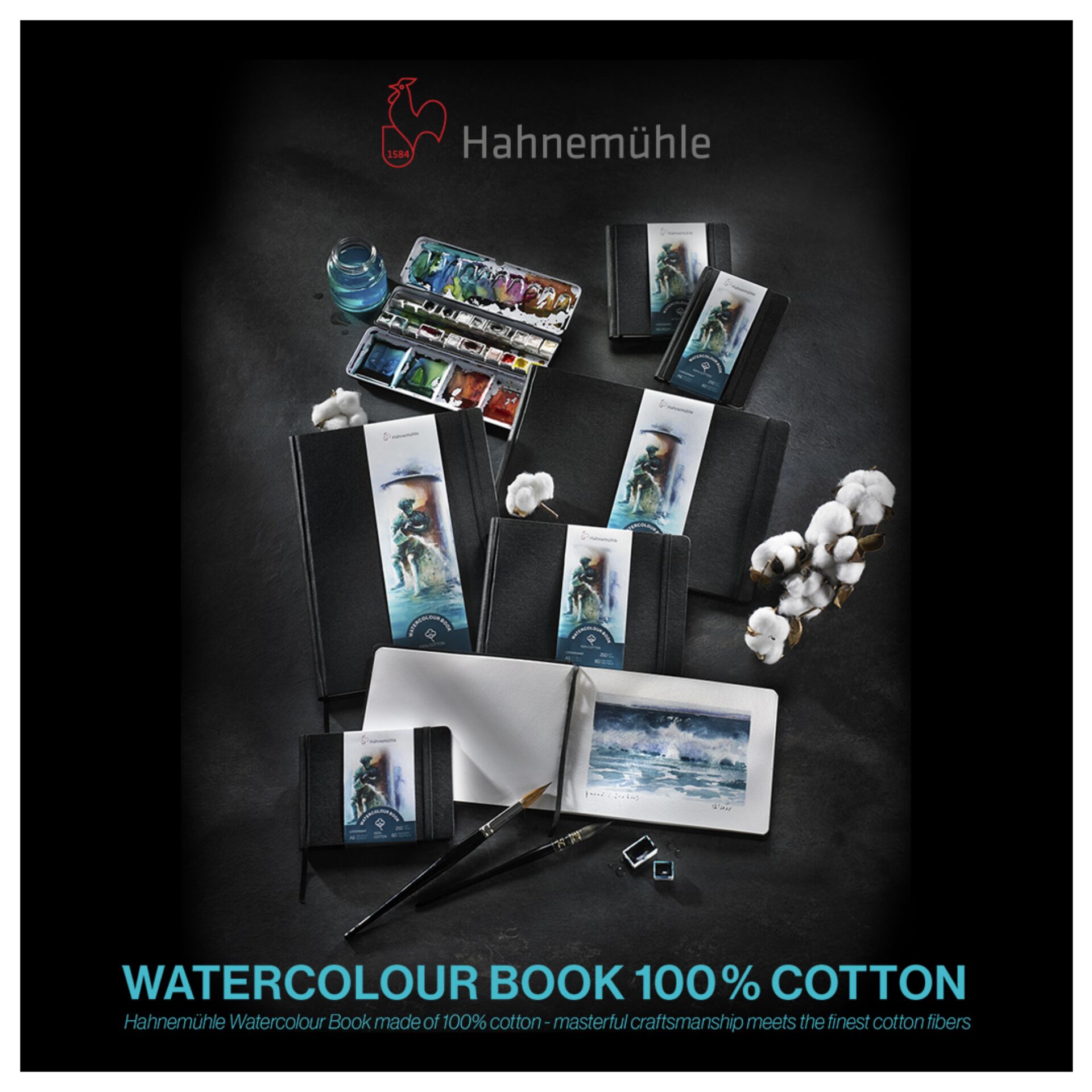 Hahnemühle Watercolour Book A 5 Portraitformat 60 Seiten 250 g 801264_04