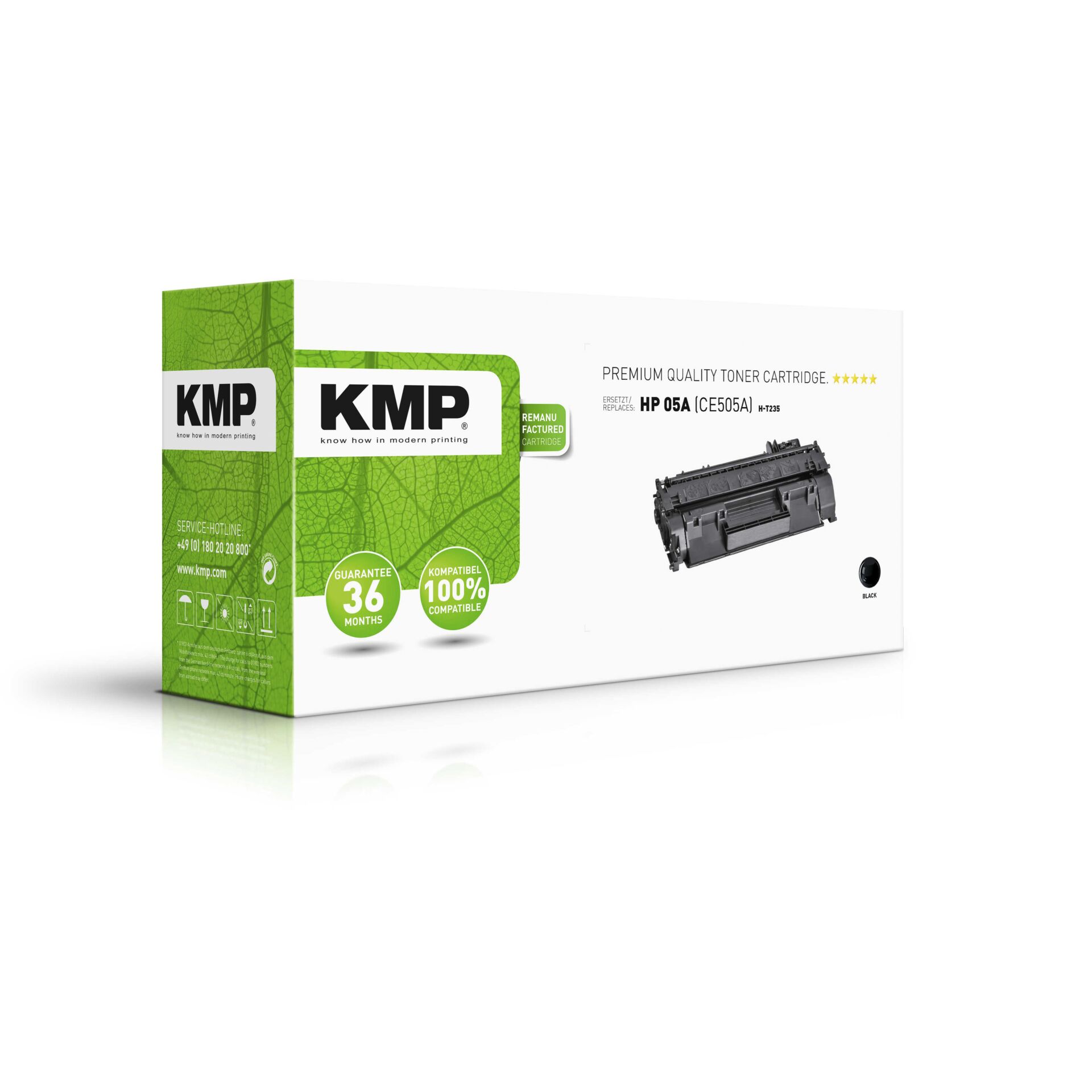 KMP H-T235 Toner schwarz kompatibel mit HP CE 505 A 276901_01