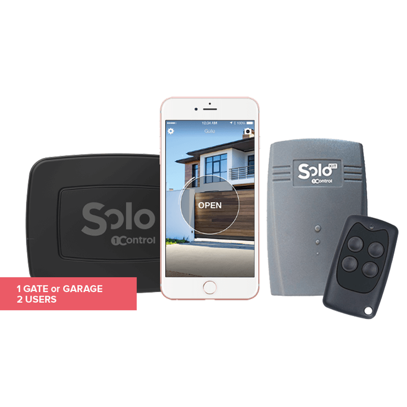1Control SOLO MINI + SOLO KIT - Öffner für Garage Bluetooth LE 4 für iPhone und Android
