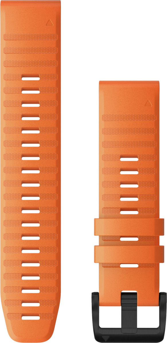 Garmin Ersatzarmband QuickFit 22mm Silikon Orange/Schiefergrau