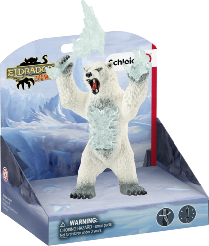 Schleich Eldrador Creatures Blizzard Bär mit Waffe  42510