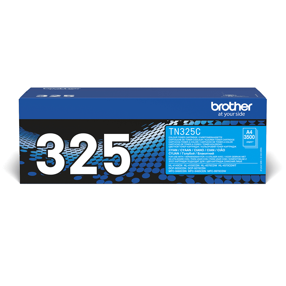 Brother Toner TN-325C Jumbo Cyan (ca. 3500 Seiten) – Ansicht 1