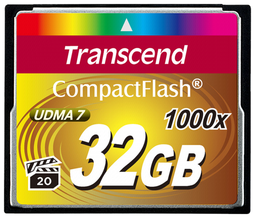 Transcend Compact Flash     32GB