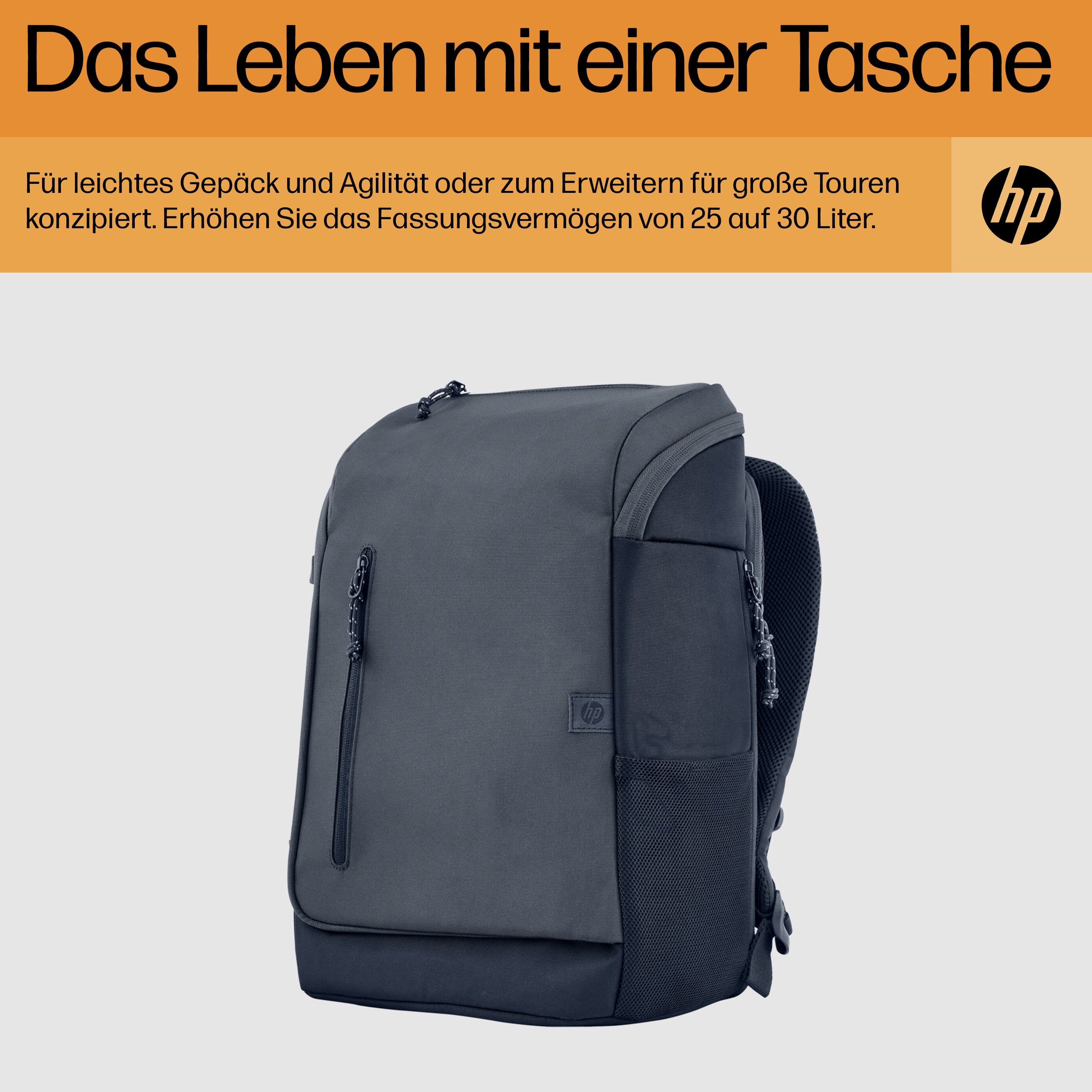 HP Travel 25 Liter 15,6 Zoll Laptop-Rucksack -Iron Grey- 101891209_8725247081