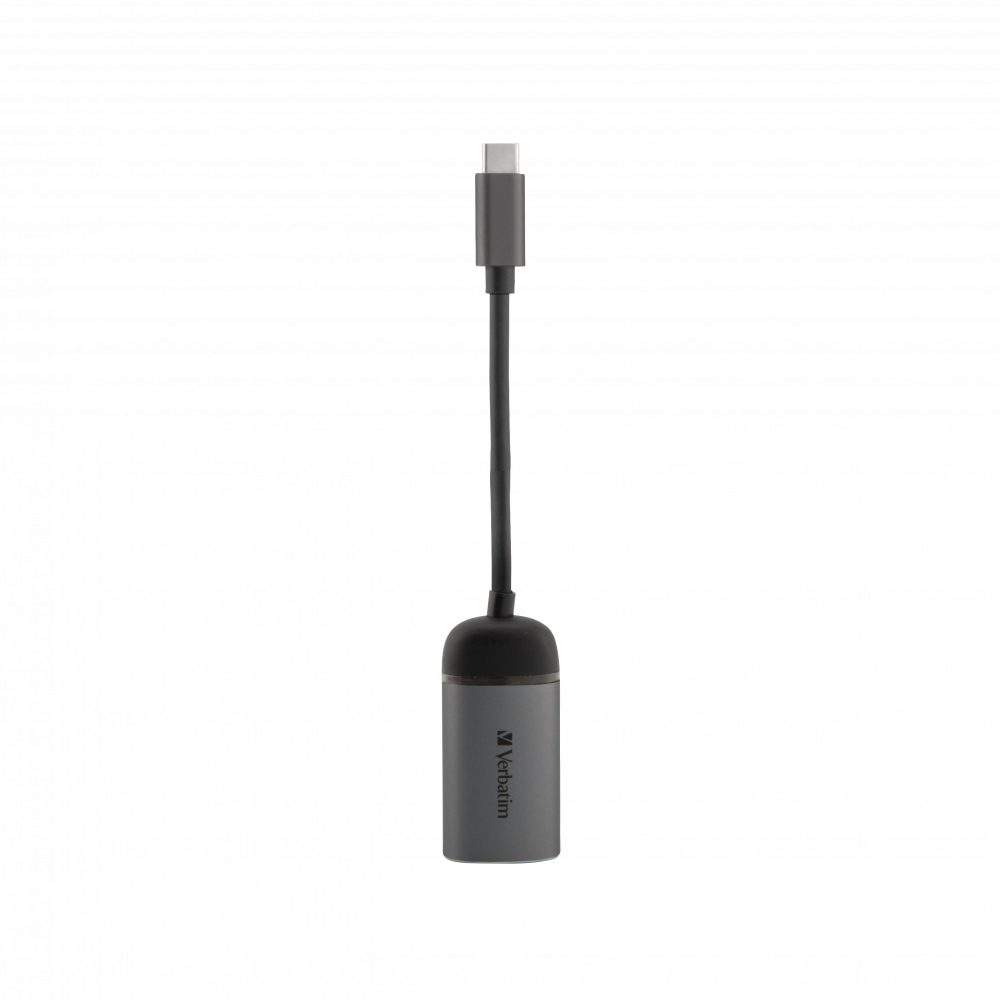 Verbatim 49146 Schnittstellen-Hub USB 3.0 (3.1 Gen 1) Type-C 1000 Mbit/s Schwarz, Silber
