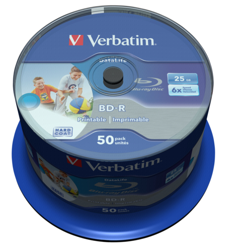 1x50 Verbatim BD-R Blu-Ray 25GB