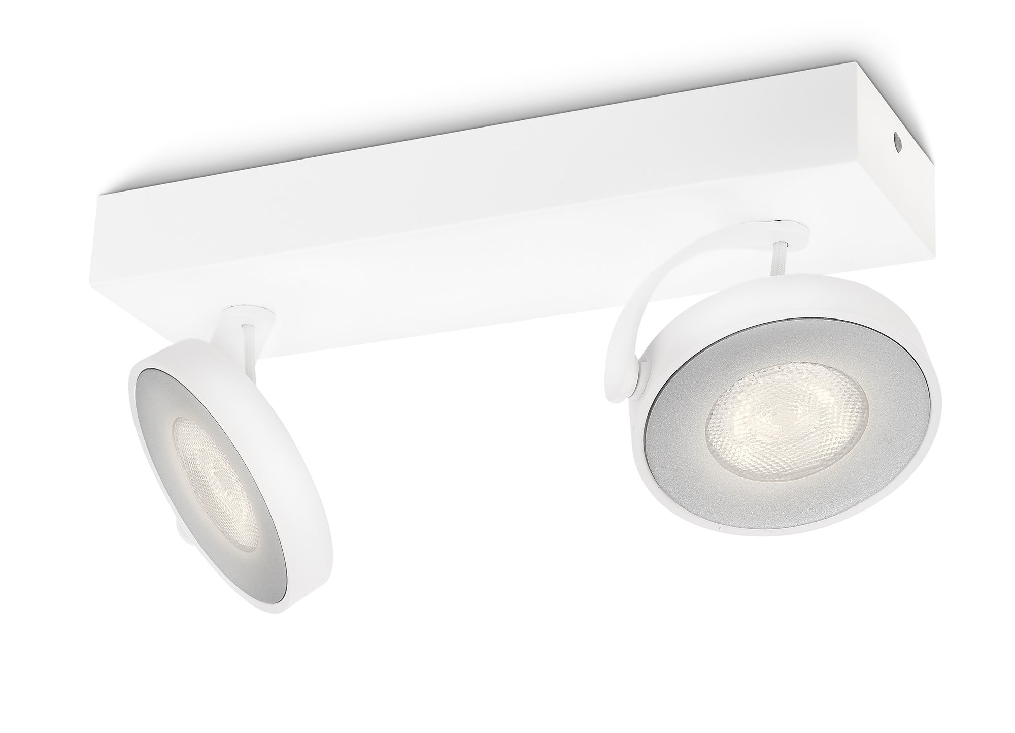 Philips myLiving LED Spot Clockwork 2flg 1000lm Weiß
