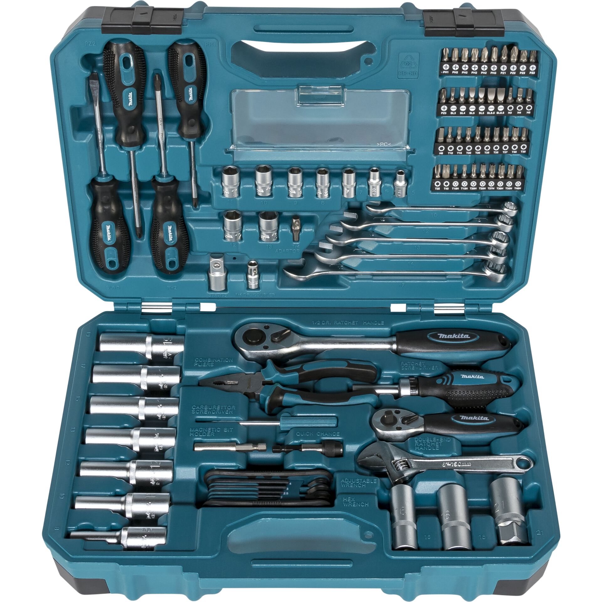 Makita E-08458 Werkzeugset 87tlg