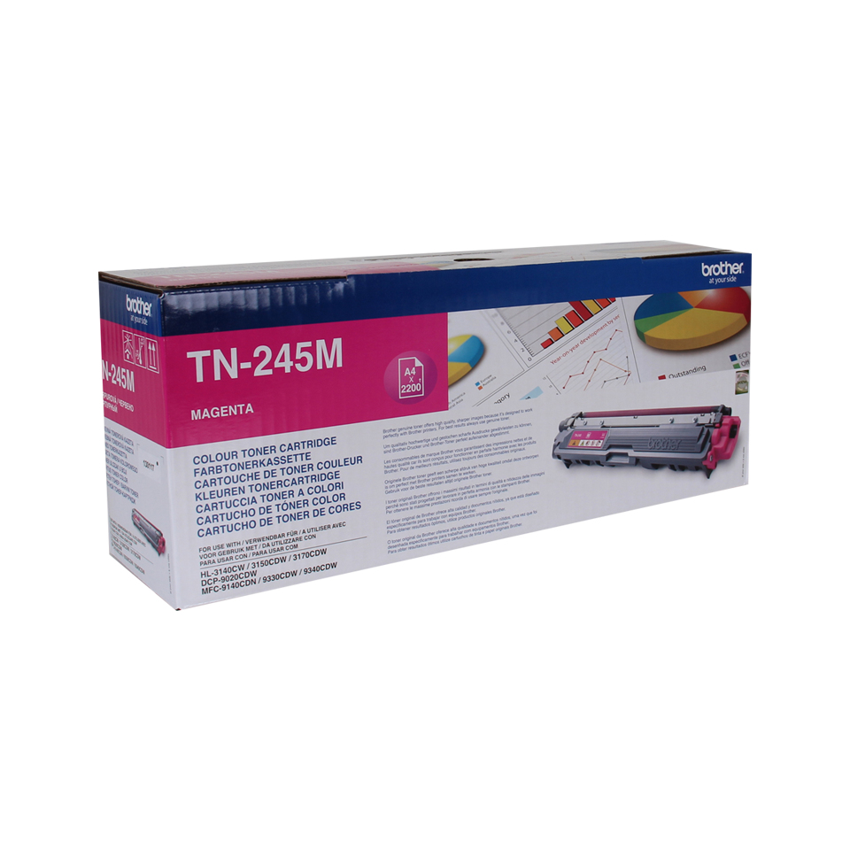 17832156_9263541076 Brother TN-245M Laserpatrone 2200Seiten Magenta Lasertoner / Patrone