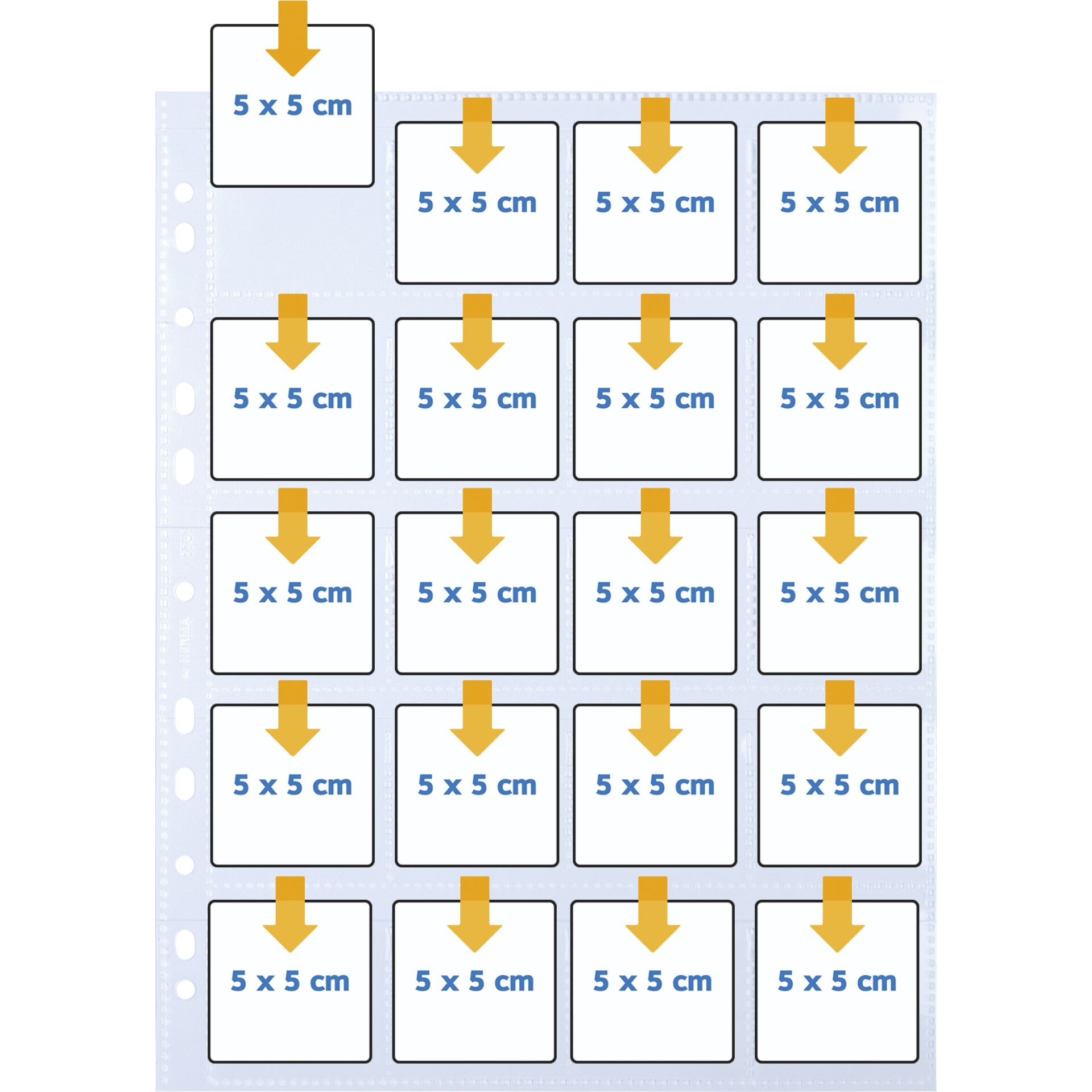 Herma Diahüllen 5x5 100 Blatt klar/matt                   7699 254318_03
