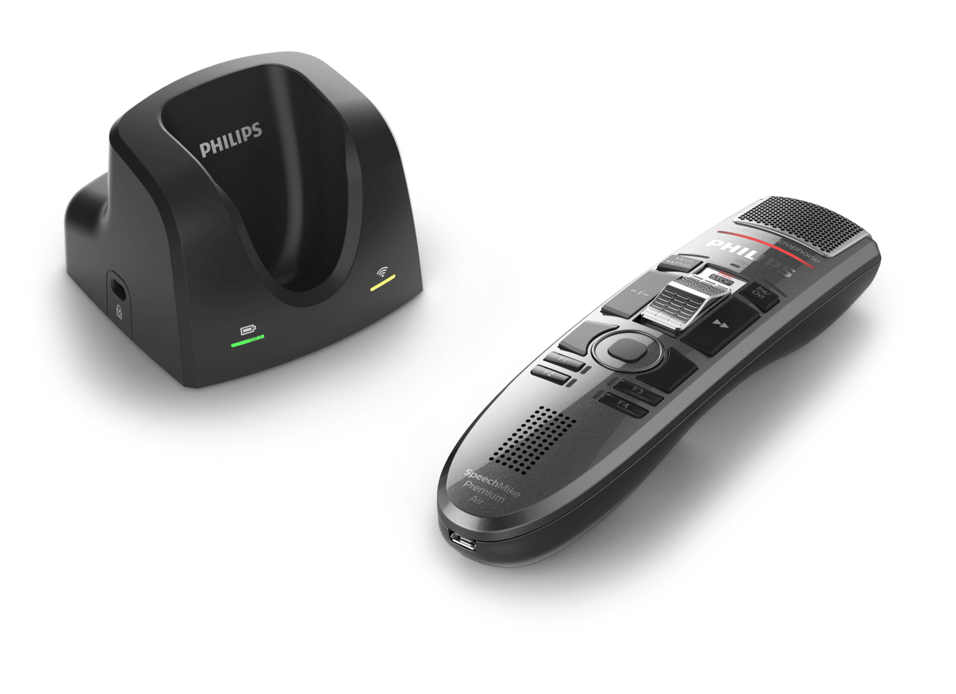 Philips SpeechMike Premium Air Grau, Metallisch