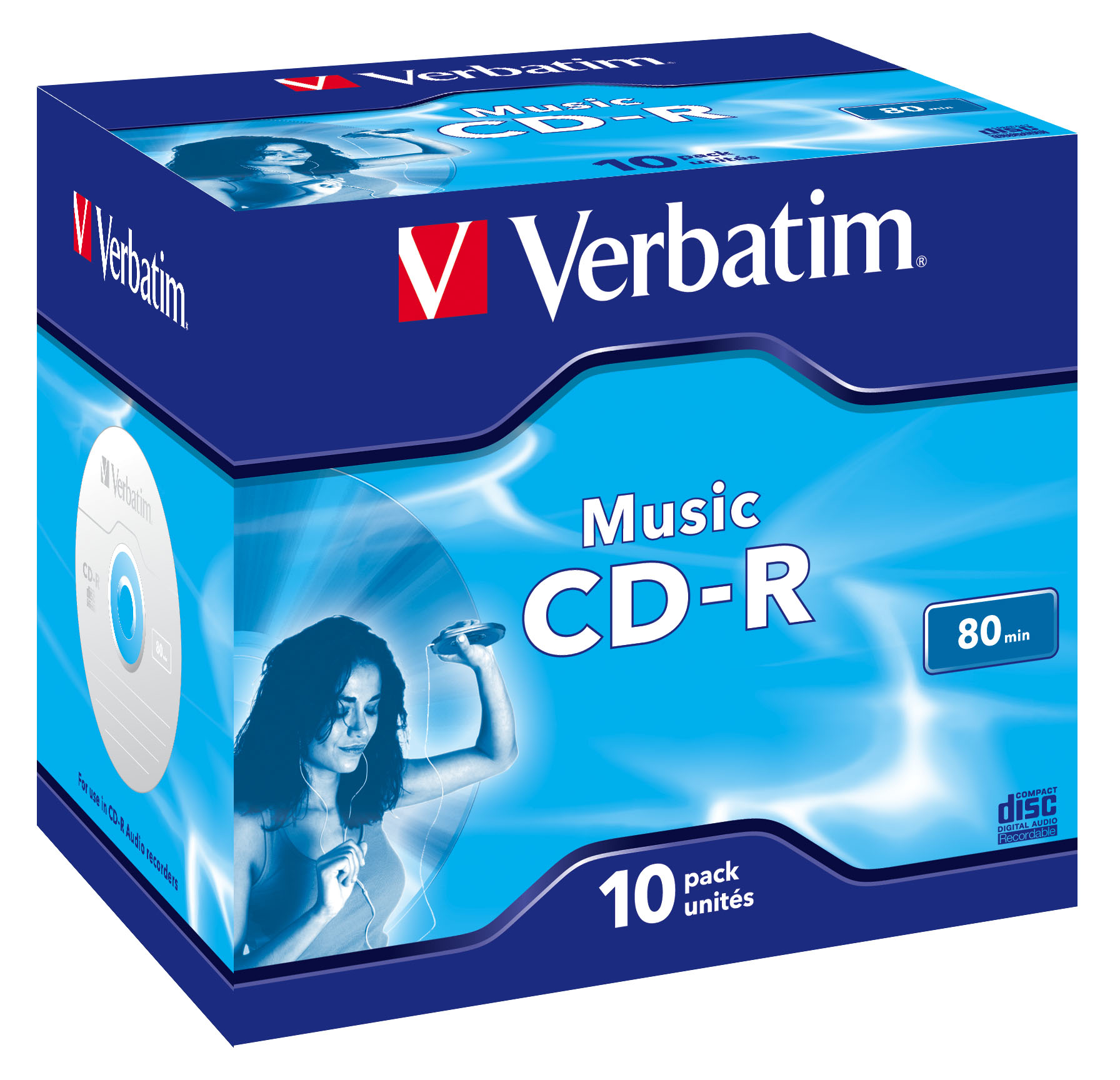 Verbatim Music CD-R 700 MB 10 Stück(e) – Ansicht 1