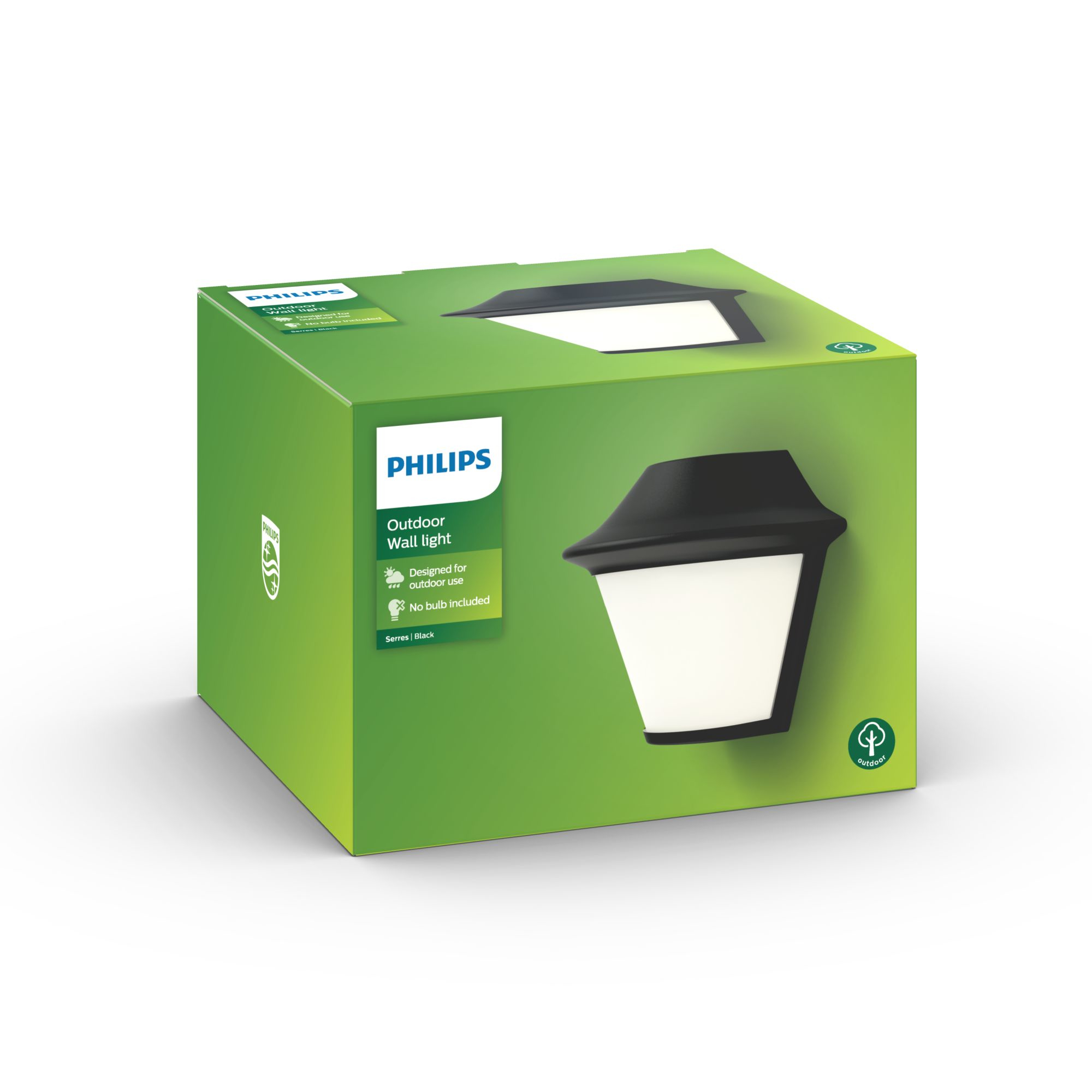 Philips Serres Wandleuchte exkl LM 1x42W Schwarz 40340536_2762654074