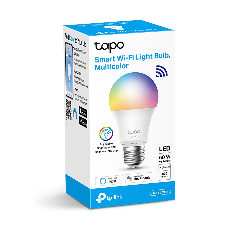 TP-Link Tapo L530E Smart Wi-Fi Light Bulb Multicolor E27