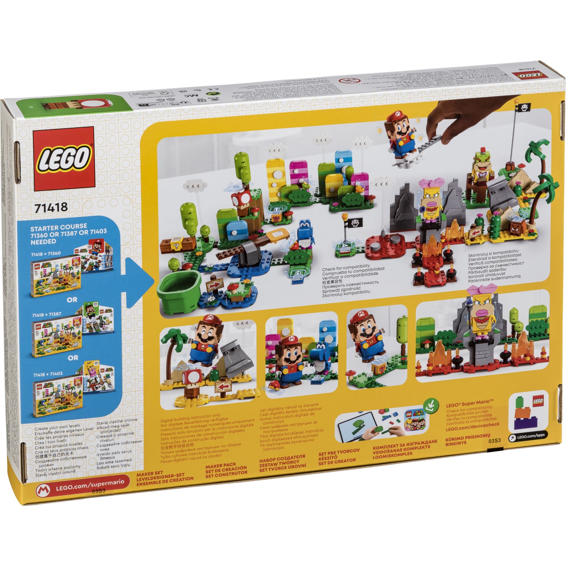 LEGO Super Mario 71418 Kreativbox-Leveldesigner-Set 793690_12
