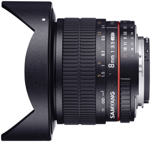 Samyang F 3,5/8 UMC Fish-Eye II Canon