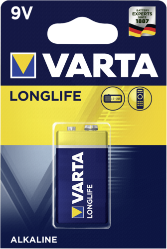 50x1 Varta Longlife Extra 9V-