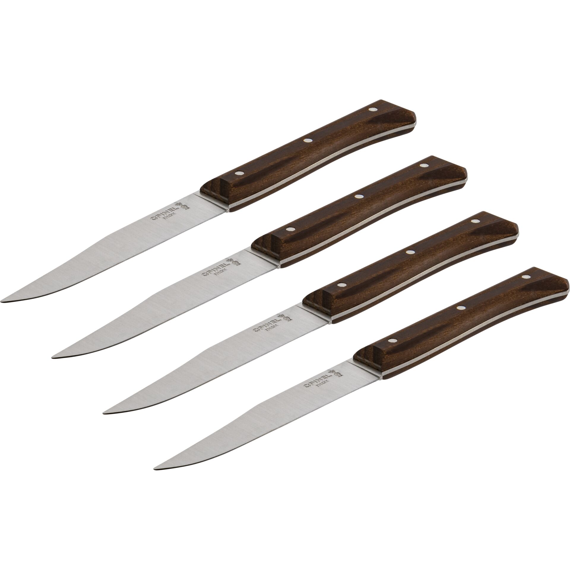 Opinel Tischmesserset Facette 4-teilig Dunkle Esche 831819_01