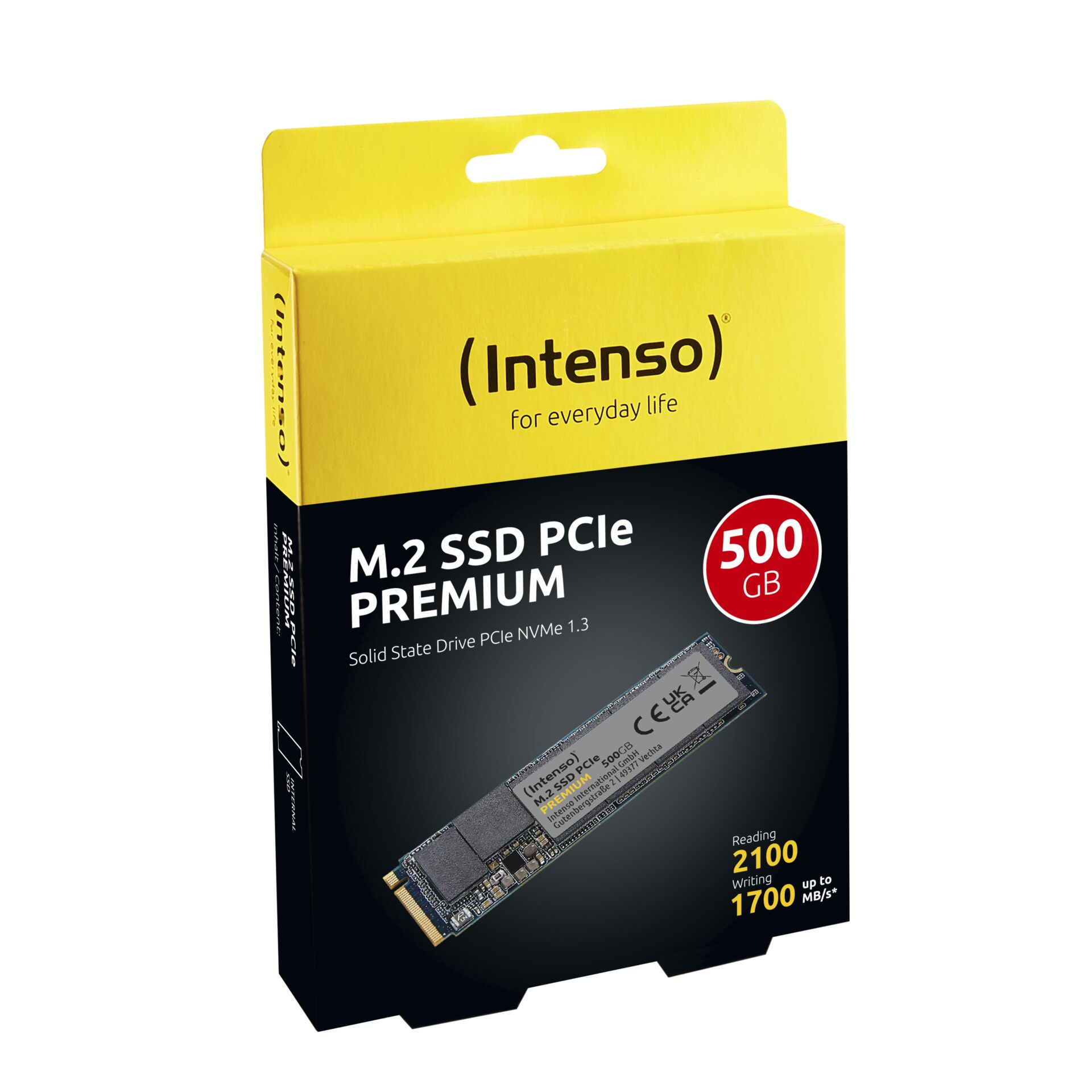 Intenso M.2 SSD Premium    500GB PCIe NVMe