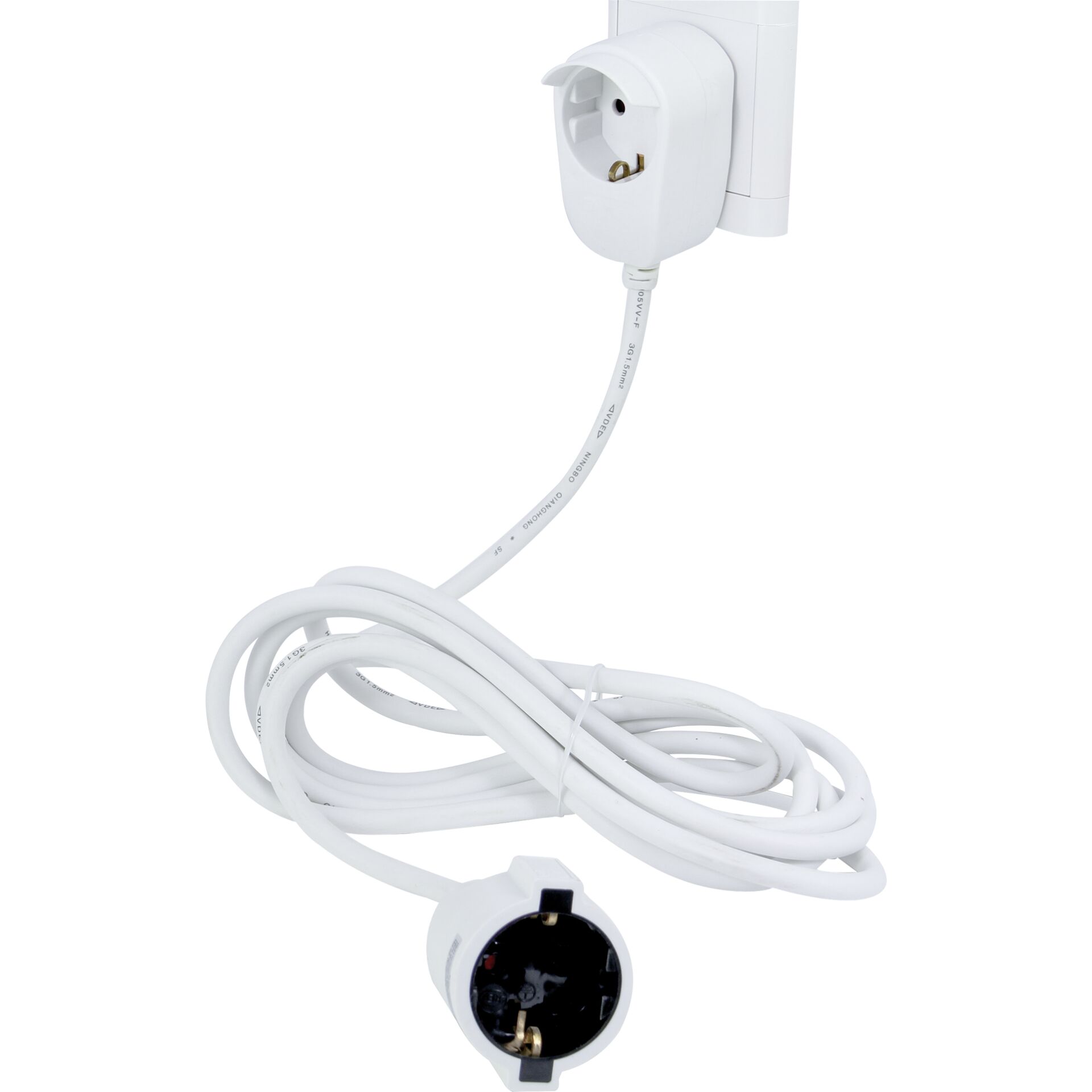 REV Verlängerung Powersplit 5m weiss 850332_00