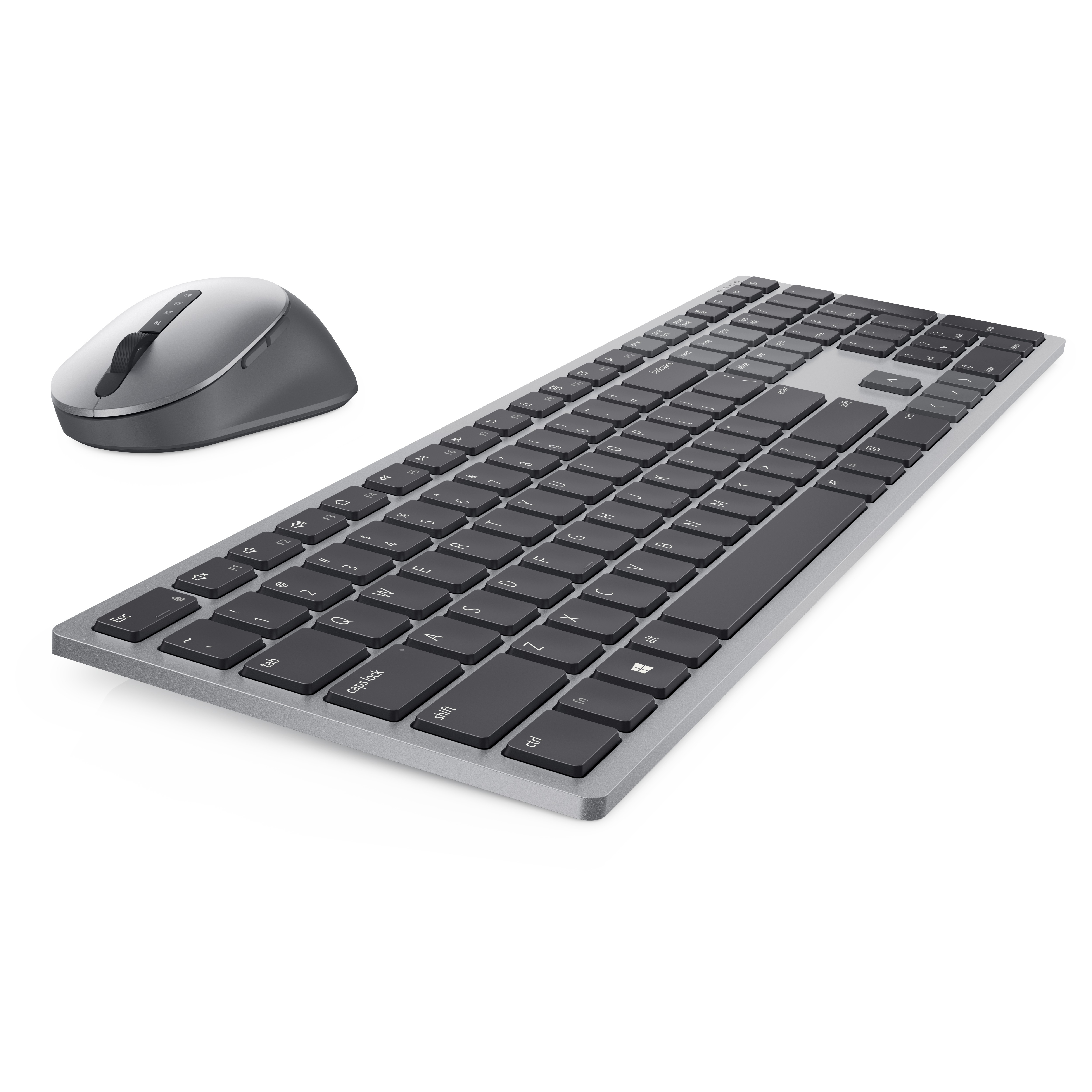 DELL KM7321W Tastatur RF Wireless + Bluetooth QWERTZ Deutsch Grau, Titan