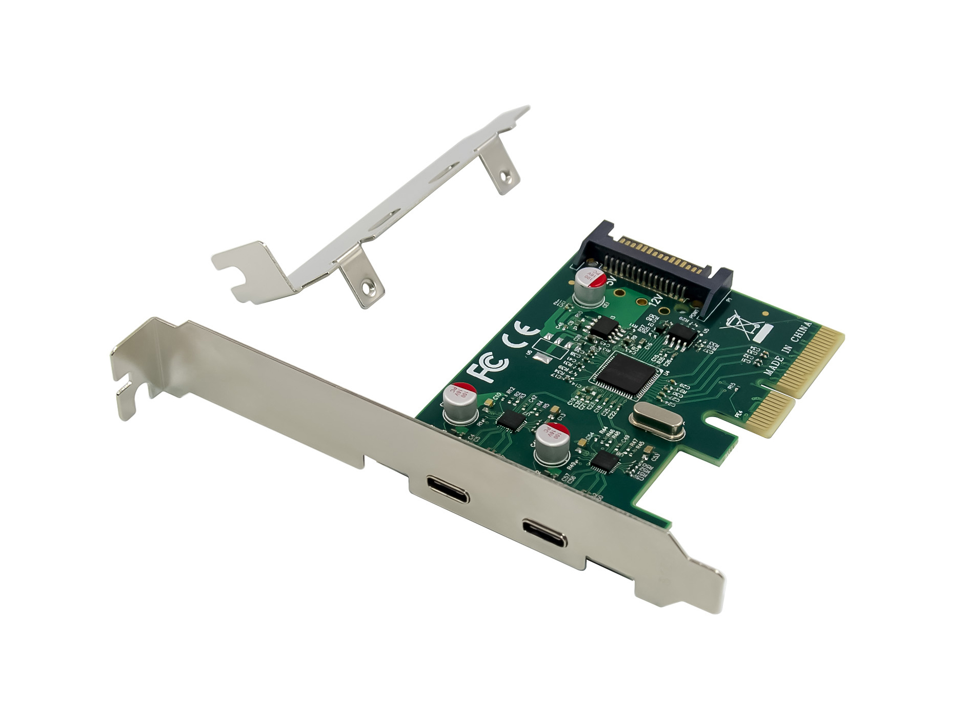 Conceptronic EMRICK07G 2-Port USB 3.2 Gen 2 Typ-C PCIe 99595257_1841974316