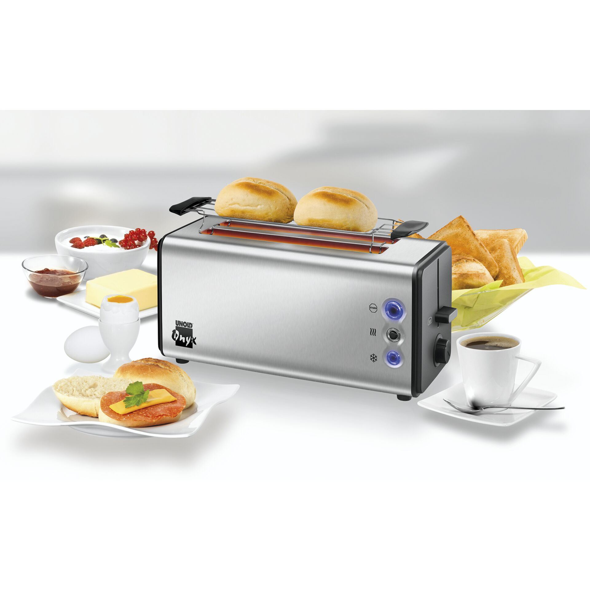 Unold 38915 Toaster Onyx Duplex