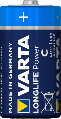 1x2 Varta Longlife Power Baby C