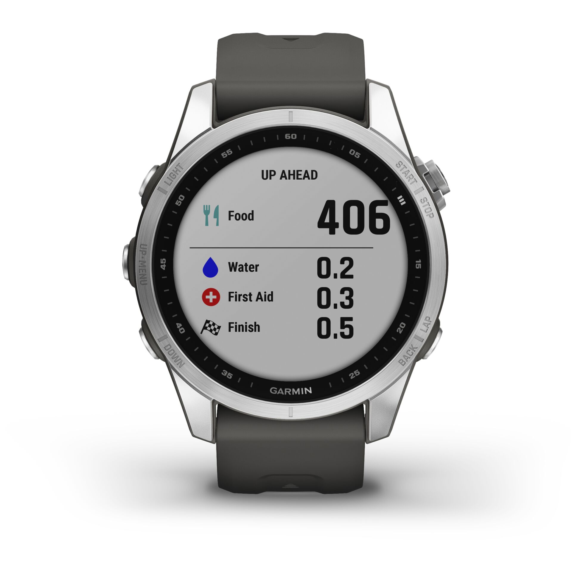 Garmin fenix 7S graphit/silber