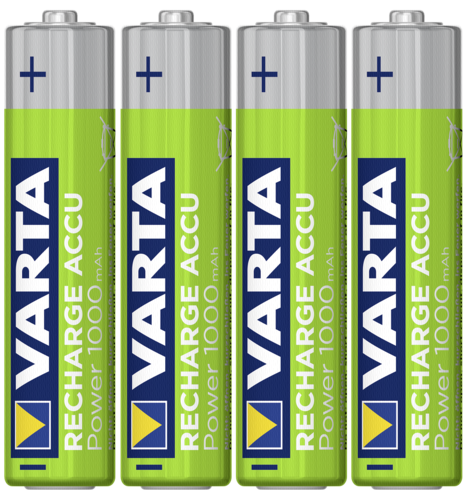 1x4 Varta Rechargeable Accu AAA