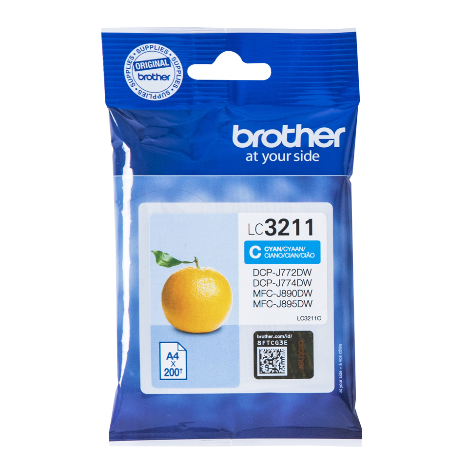 Brother LC-3211C 200Seiten Cyan Tintenpatrone