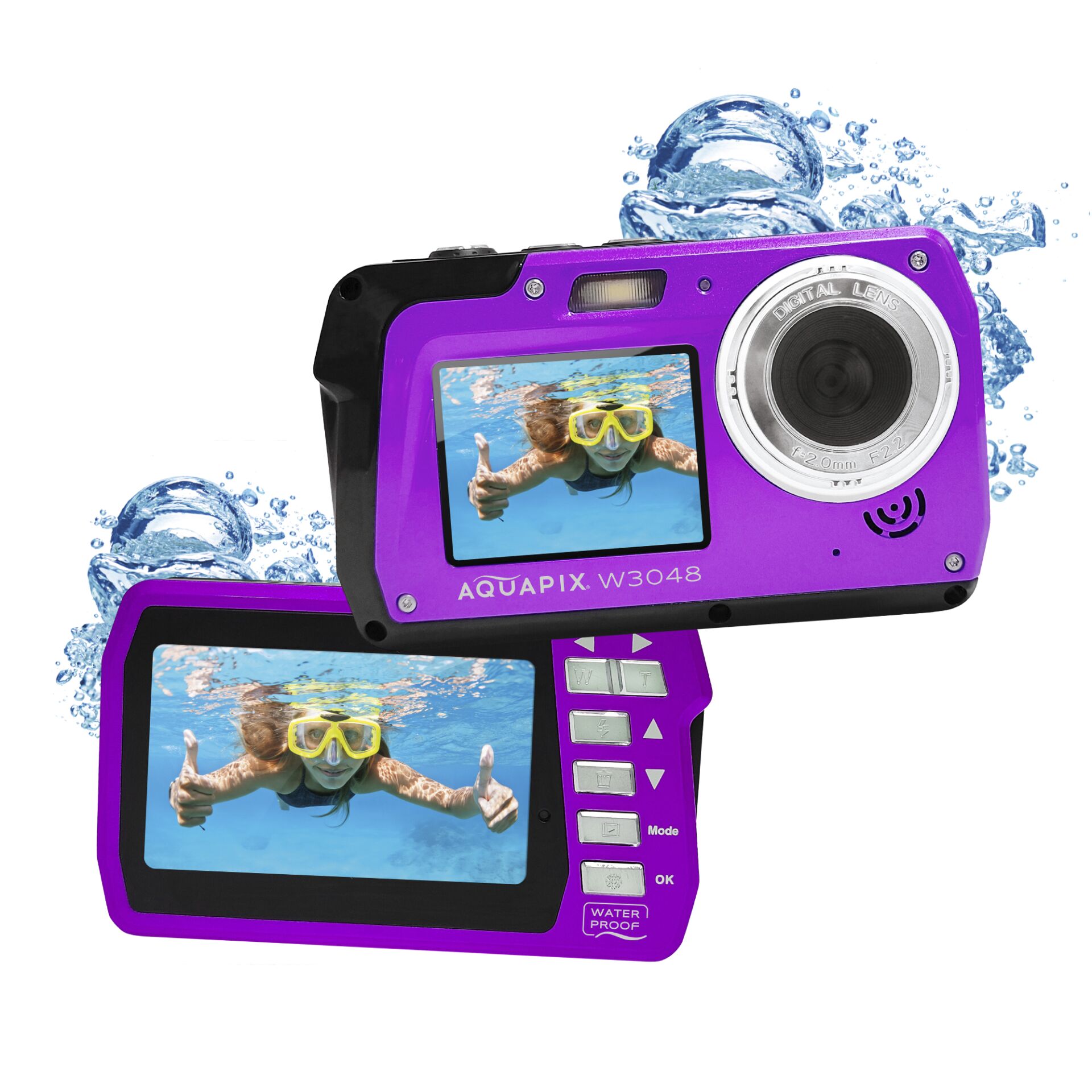 Easypix Aquapix W3048 Edge Violet 804820_04