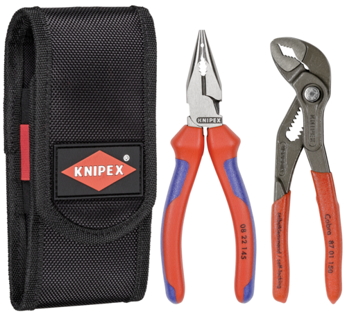 KNIPEX Zangensatz 2-teilig in Werkzeuggürteltasche