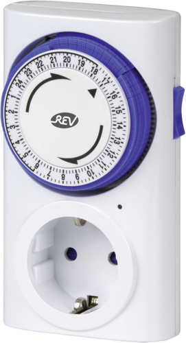 REV Zeitschaltuhr Premium mechanisch weiss