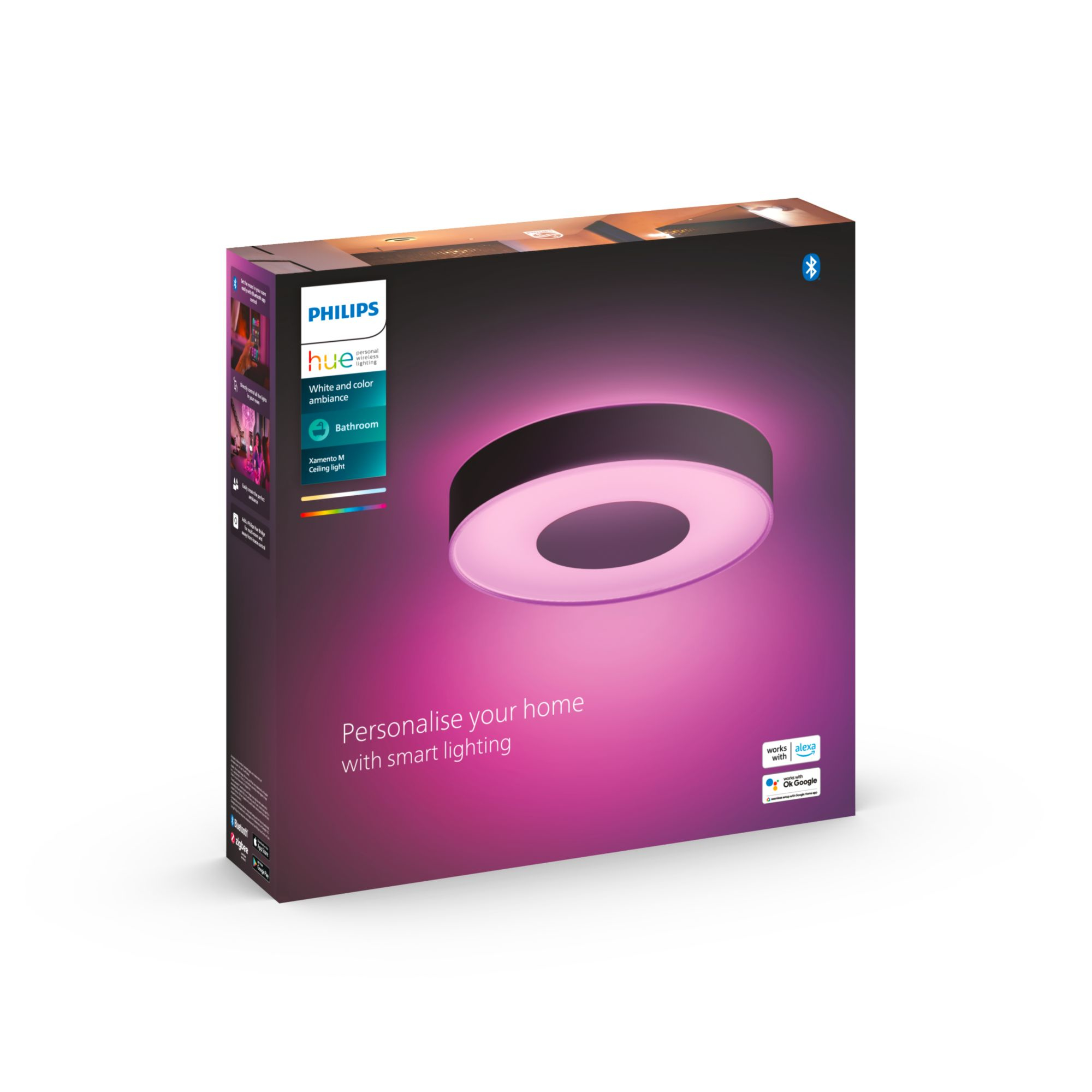 Philips Hue White&Col. Amb.Xamento Deckenleu schwarz 2100lm 100002735_9057448324