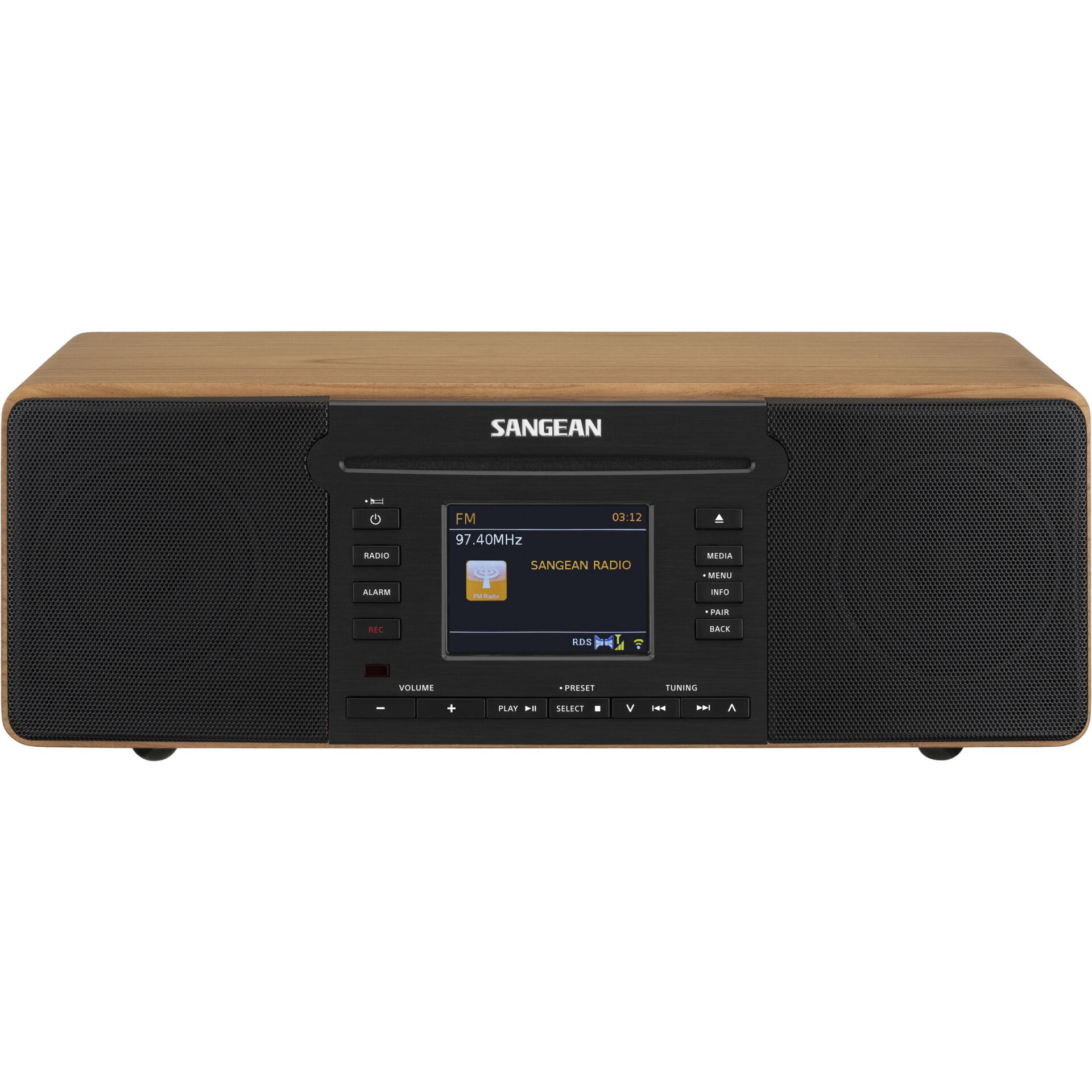 Sangean DDR-66 BT walnuss