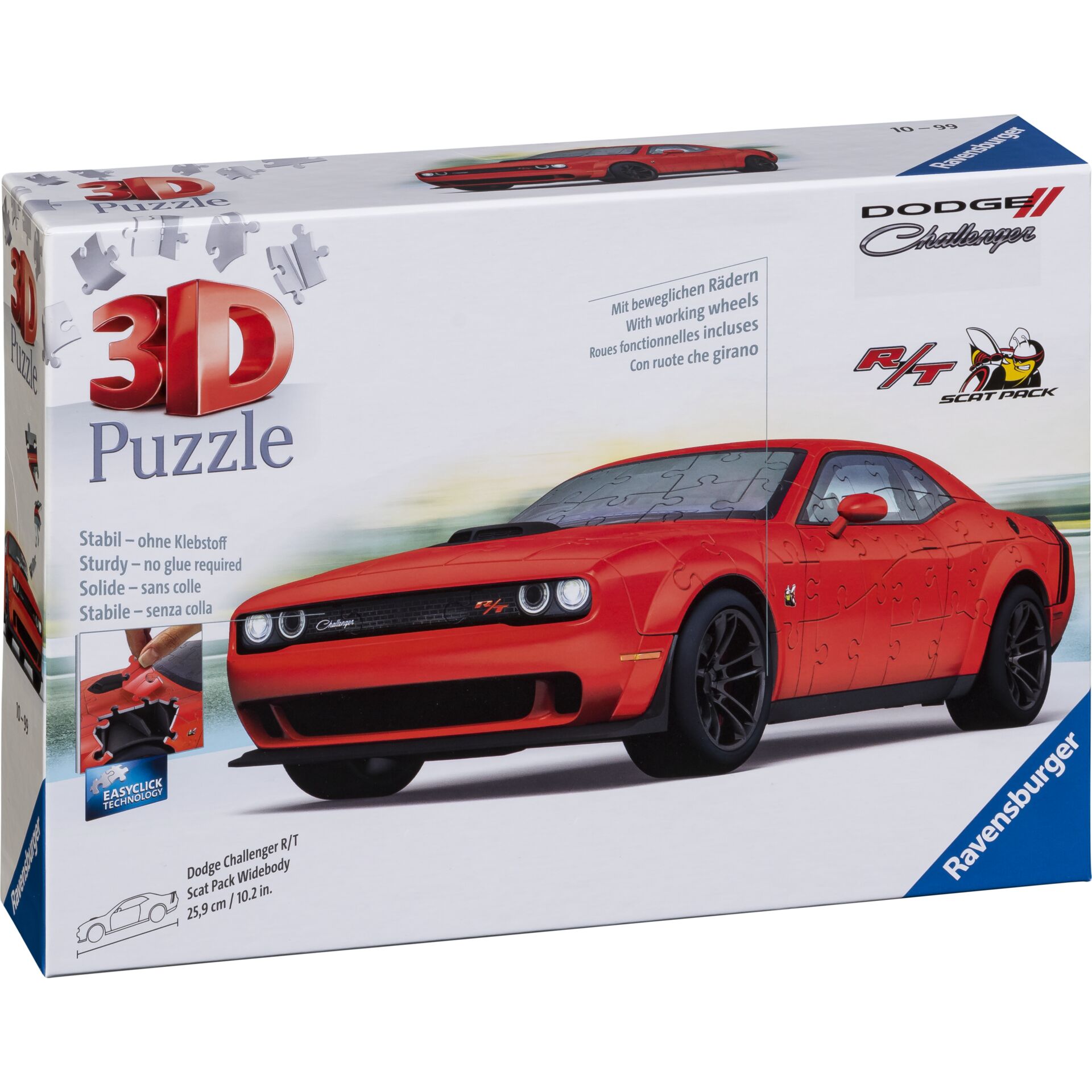 Ravensburger Dodge Challenger R/T Scat Pack Widebody 3D-Puzzle 832162_00