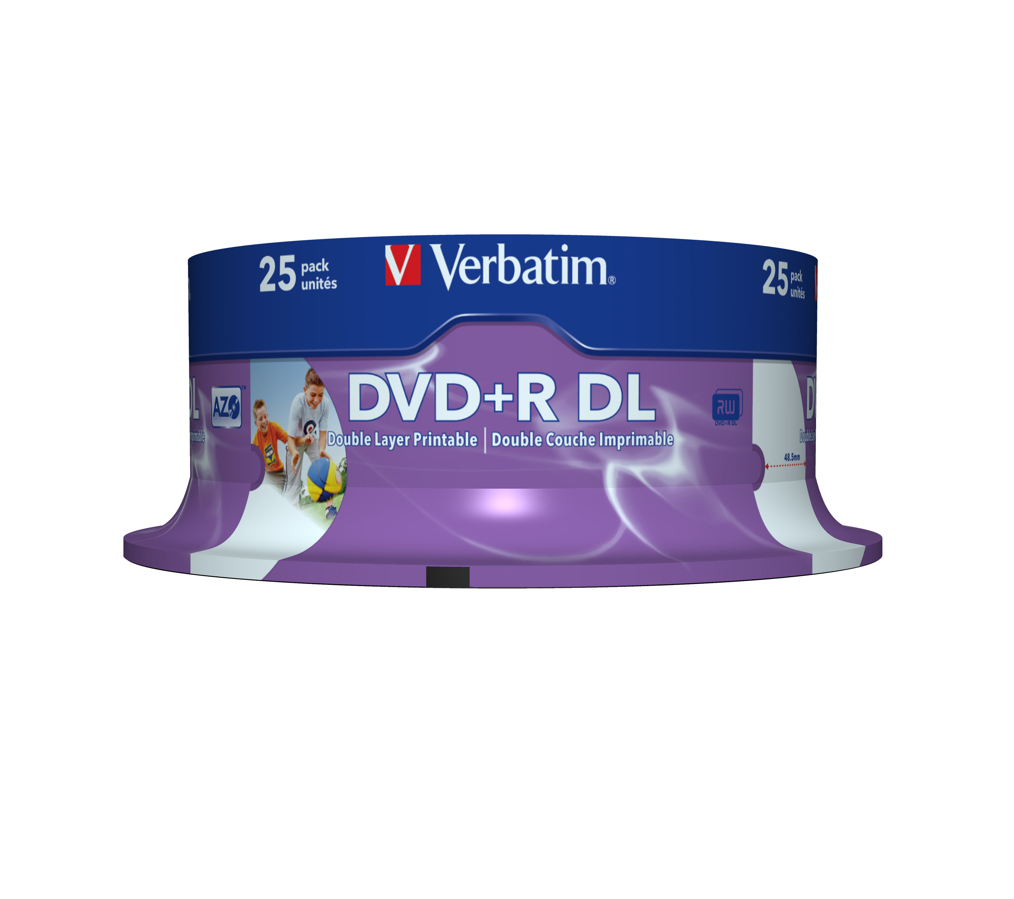 Verbatim 43667 DVD-Rohling 8,5 GB DVD+R DL 25 Stück(e)