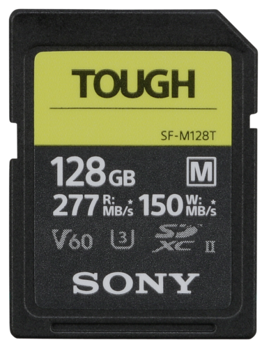 Sony SDXC M Tough series   128GB UHS-II Class 10 U3 V60