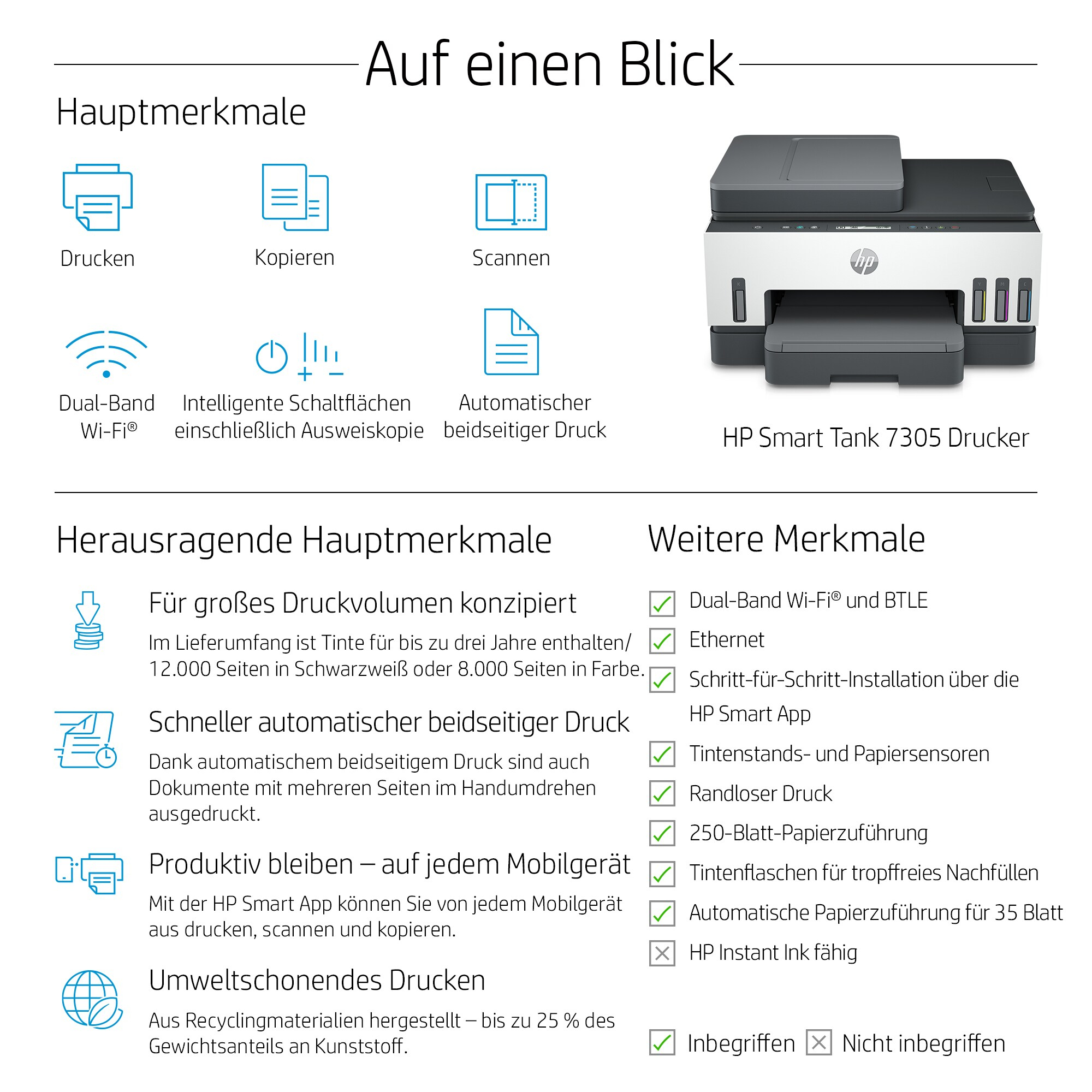 HP Smart Tank 7305 3in1 Multifunktionsdrucker 91417254_2182746287