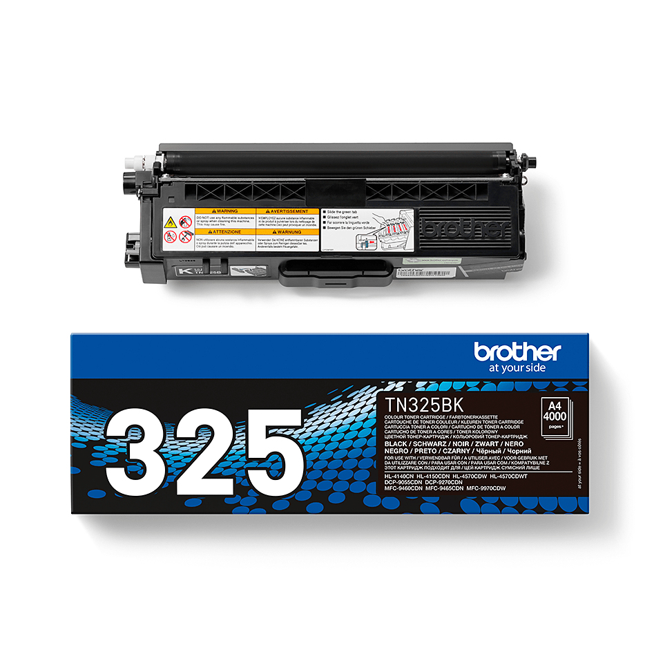 Brother Toner TN-325BK Jumbo Schwarz (ca. 4000 Seiten) – Ansicht 2