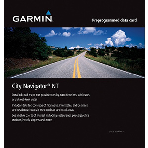 Garmin City Navigator NT Datenkarte für präzise Straßennavigation