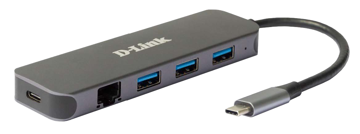 D-Link DUB-2334 5-in-1 USB-C Hub mit Gigabit Ethernet/Power c5b748065ed1ccb05200426acd58aca2