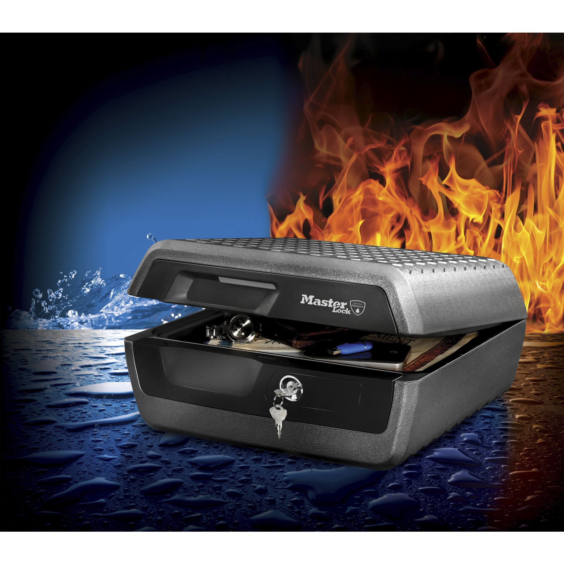 Master Lock Feuer-/Wasserbestän. Sicherheitskassette LCFW30100 675600_05