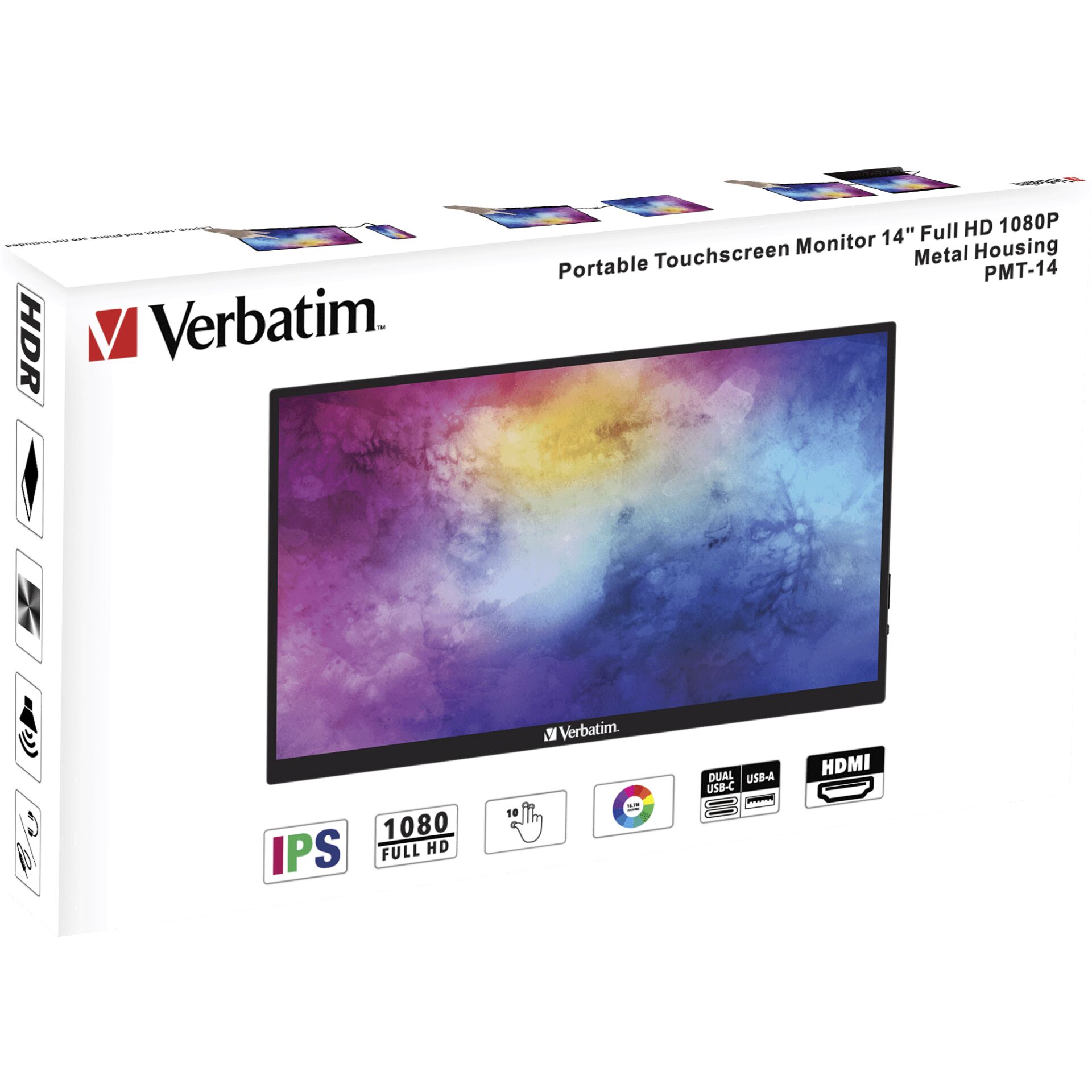 Verbatim PMT-14 Portable Touchscreen Monitor