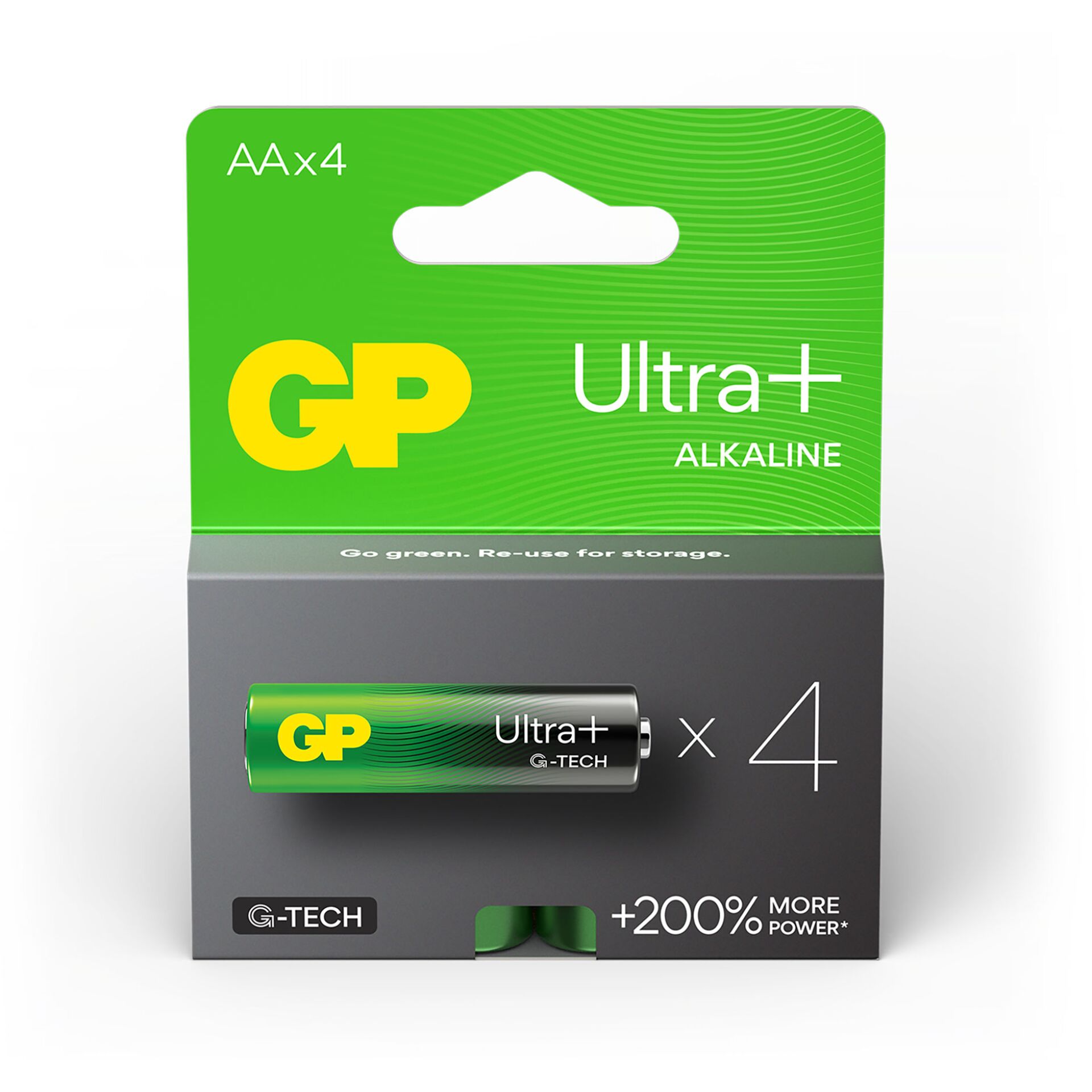 1x4 GP ULTRA PLUS Alkaline 1,5V AA Mignon LR06    03015AUPETA-B4 828130_02