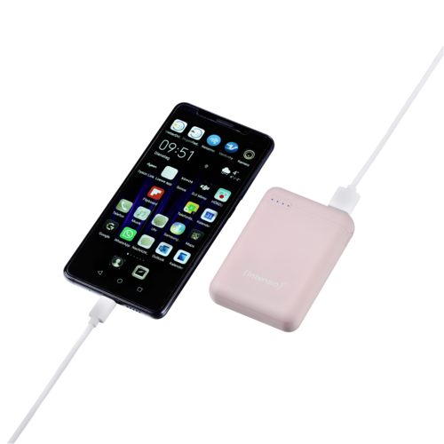 Intenso Powerbank XS10000 rosé 10000 mAh inkl. USB-A to Type-C